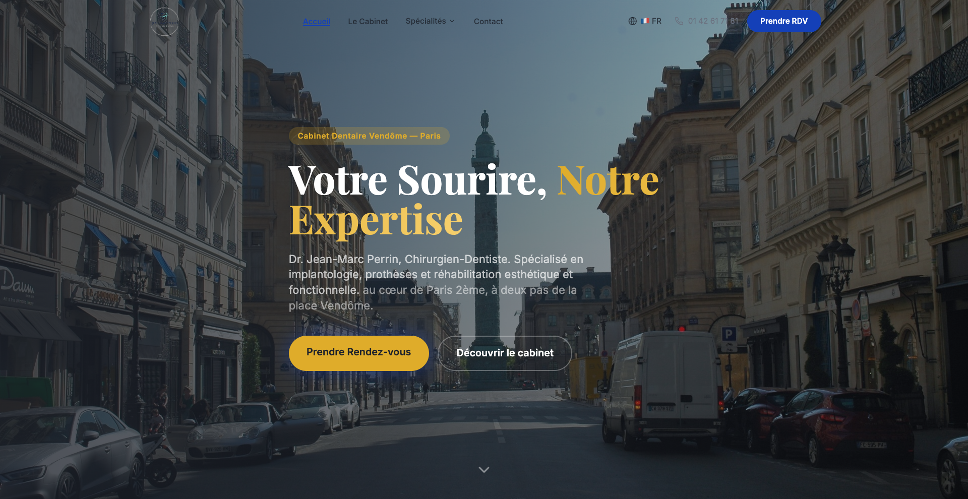 Site internet Dr Jean-Marc Perrin